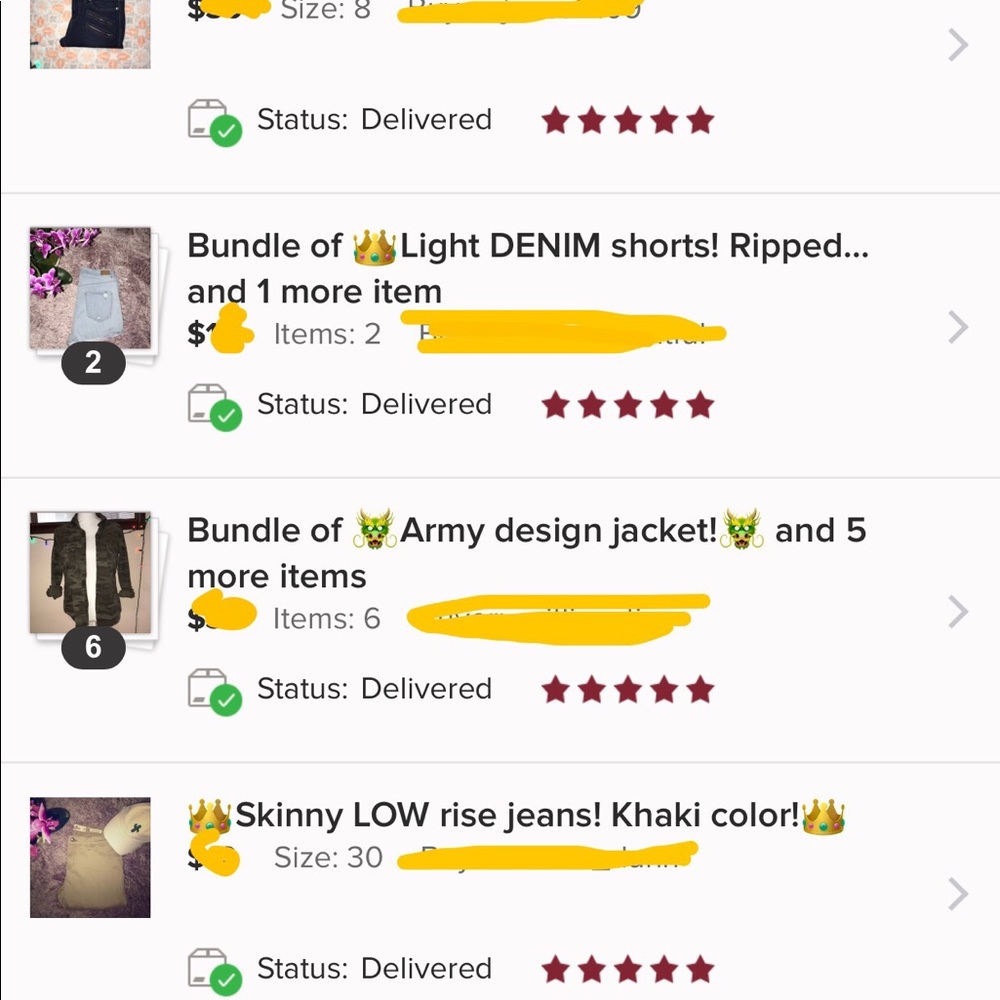 Very happy that people are enjoying my items! :) - Picture 3 of 5